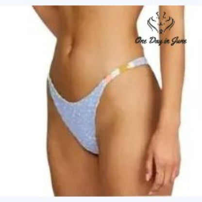 Billabong Tropic Jungle Maya Bikini Bottom Floral Skimpy Reversible NWT Size L