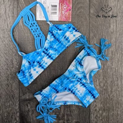 Kanu Surf Willow V-Neck Bikini Swimsuit Size 2T