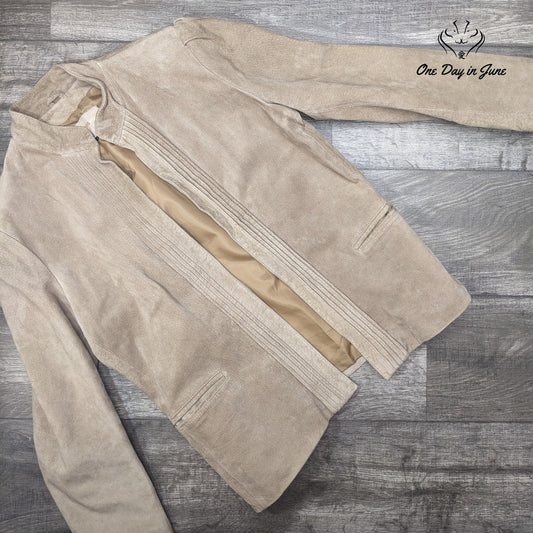 Deerskin Trading Post Suede True Leather Jacket Size 10