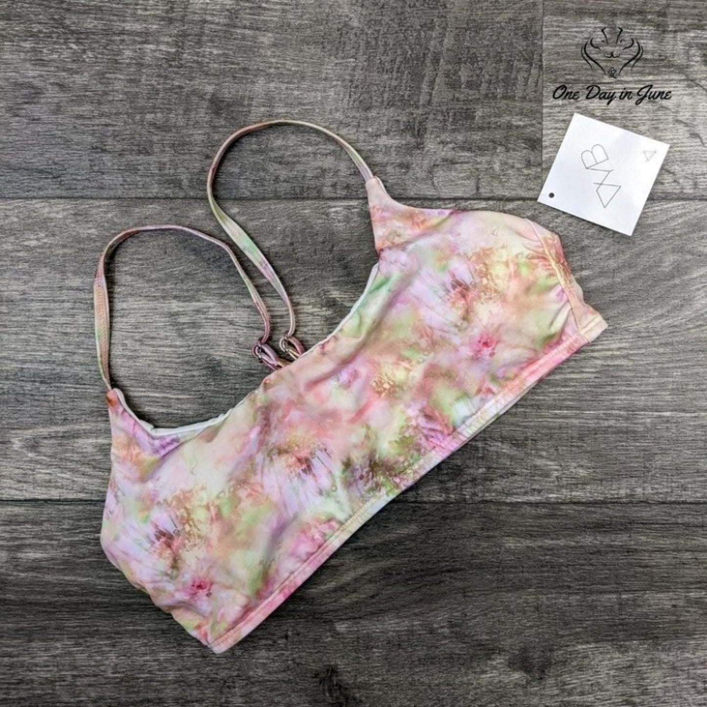 Vicious Young Babes Sweet Tooth Bikini Top Swimsuit Size L