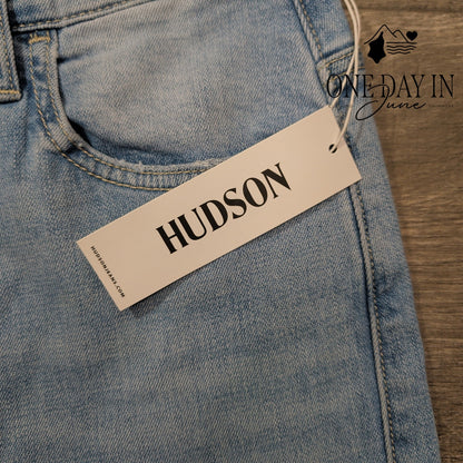Hudson Jamie High Waist Wide Leg Jeans Light Wash NWT Size 6 (28)