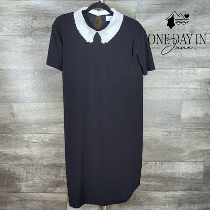 Elle Short Sleeve High Neck Midi Dress Size XL