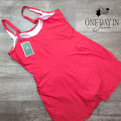 Eomenie Swimdress One Piece Swimsuit Size XL