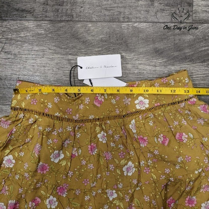 Chelsea & Theodore Women's Floral Side Zip Skort Size M