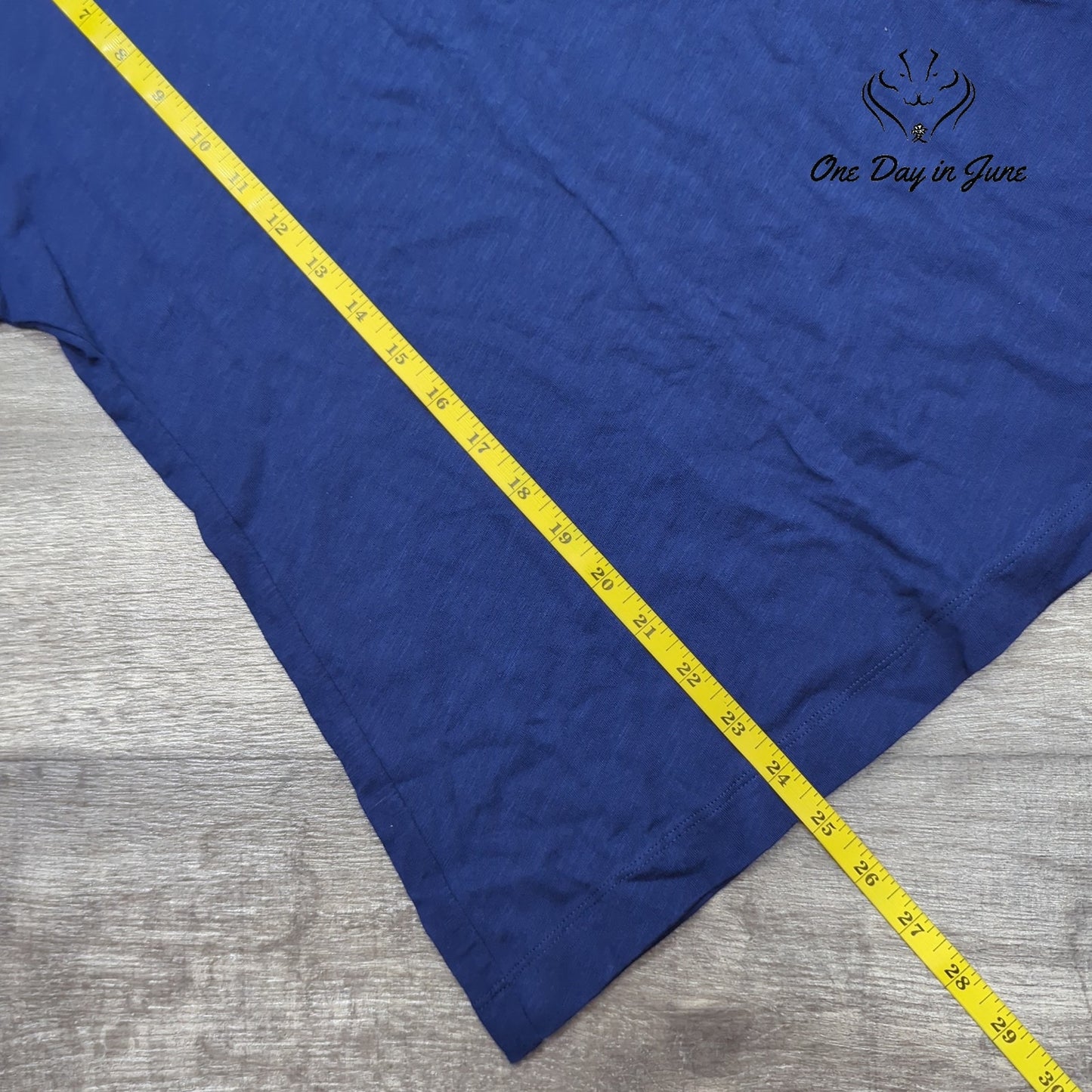 St. John's Bay Lace Sleeve T Shirt Size S