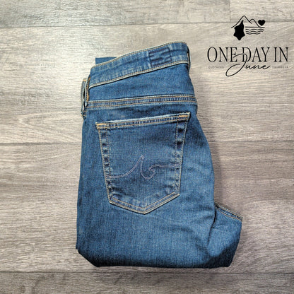 AG Adriano Goldschmied The Legging Ankle Skinny Jeans Distressed NWT Size 4 (27)