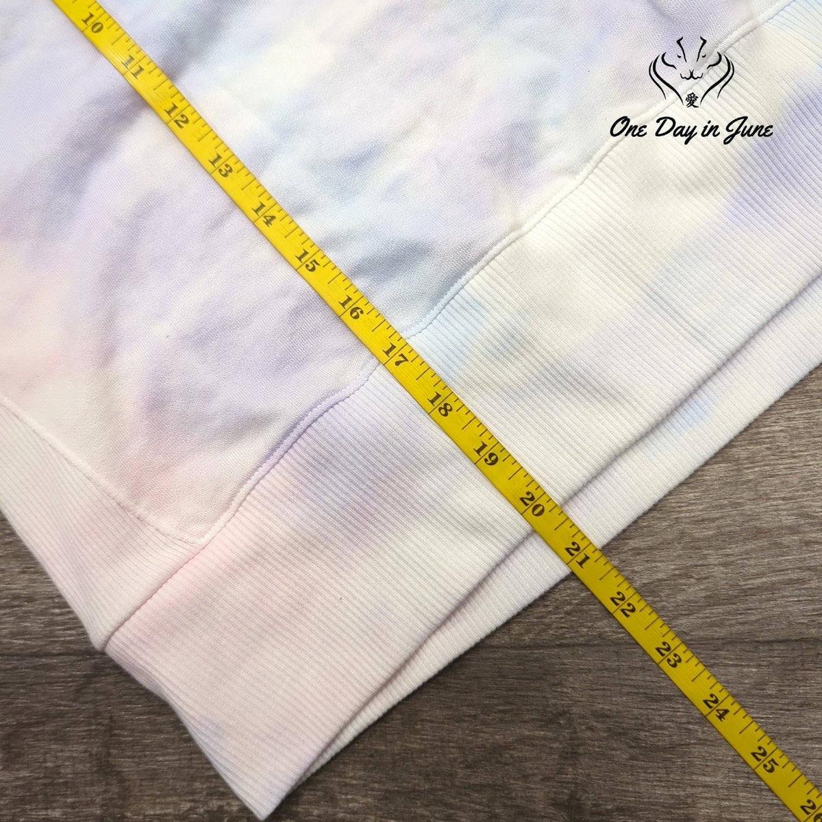 Live Love Dream Tie Dye Pullover Hoodie Pastel Blue Pink Purple NWT Size XL