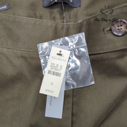 Talbots Signature Straight Leg Pants Size 12