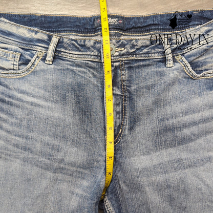 Silver Jeans Co Plus Size Suki Capri Jeans Size 24