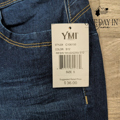 YMI Premium Jeans Juniors Mid Rise Crop Jeans Size 5 (27)