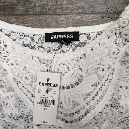 Express Lace Lined Tank Top Size XS