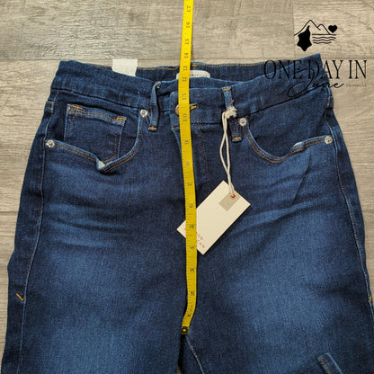 Good American Good Legs High Rise Skinny Jeans Dark Sculpting NWT Size 8 (29)