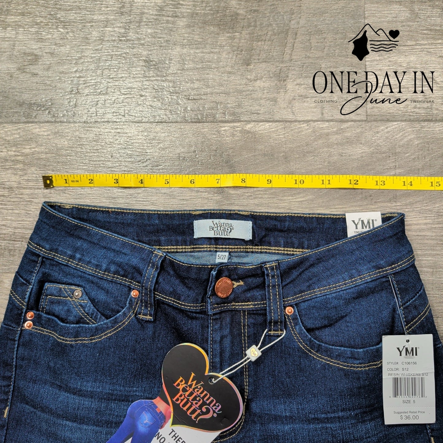 YMI Premium Jeans Juniors Mid Rise Crop Jeans Size 5 (27)