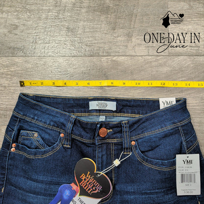 YMI Premium Jeans Juniors Mid Rise Crop Jeans Size 5 (27)
