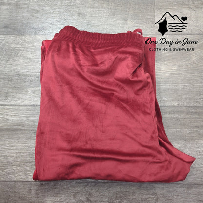 New York & Company Velour Drawstring Pants Size XXL