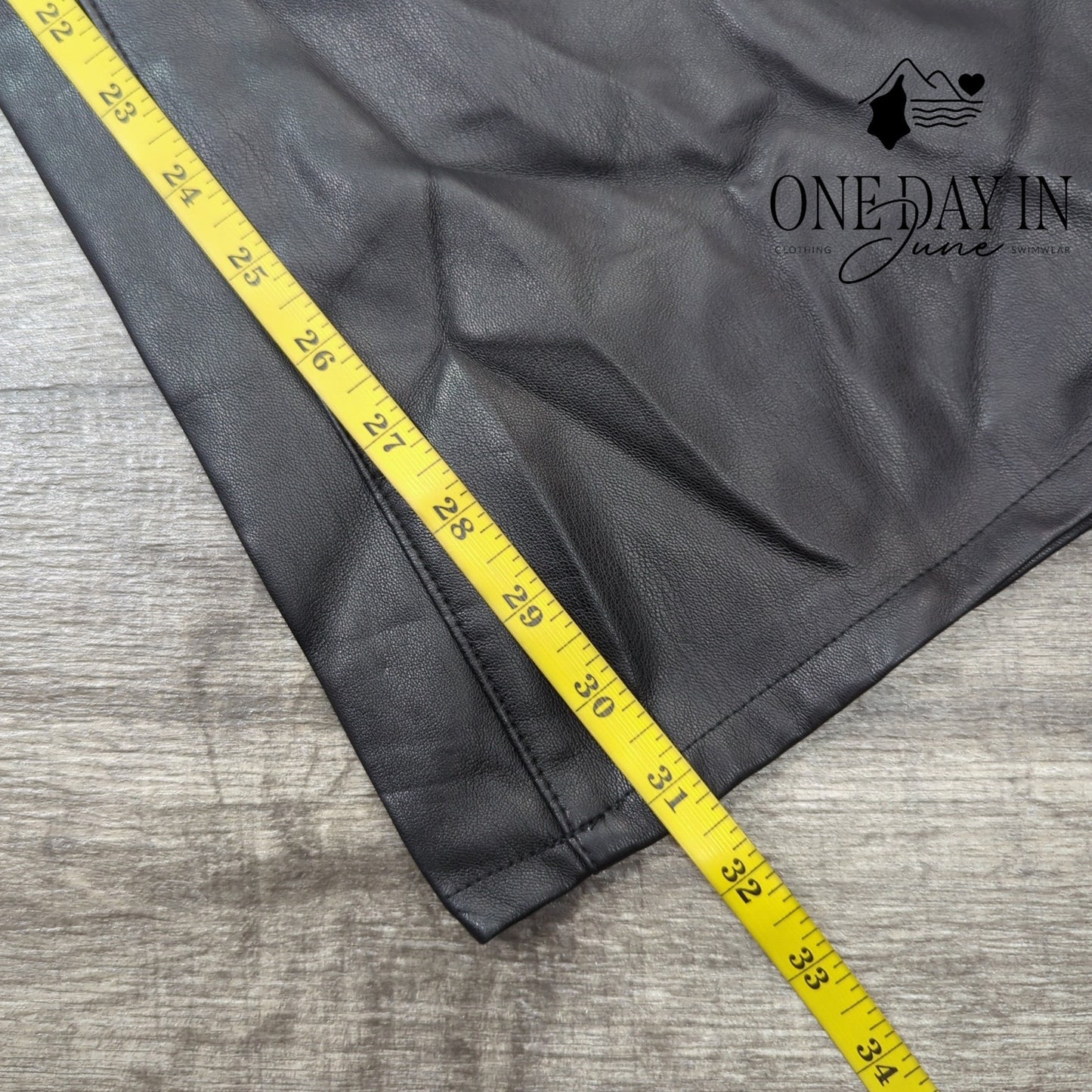 INC International Concepts Faux Leather Flare Pants Size 10