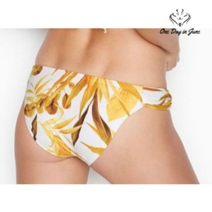 Bcbgmaxazria Palm Leaf Bikini Bottom Swimsuit Size 10