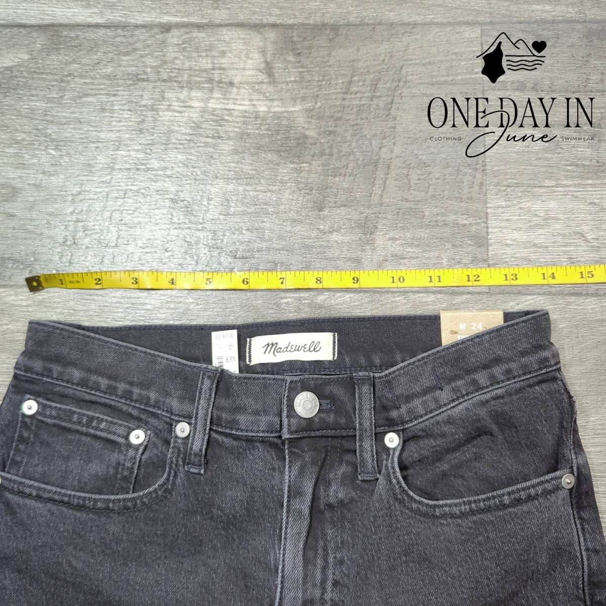 Madewell The Slim Boyjean Black Gray Slim Boyfriend Jeans NWT Size 24 (0)