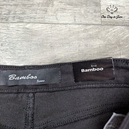 Bamboo Jeans Bermuda Denim Shorts Size 3/4