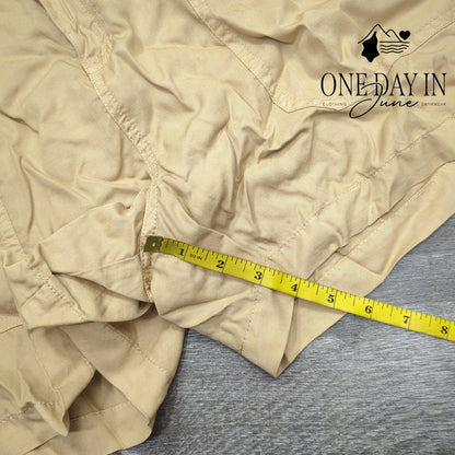 Social Standard by Sanctuary Fortune Tencel Shorts Tan NWT Size XL