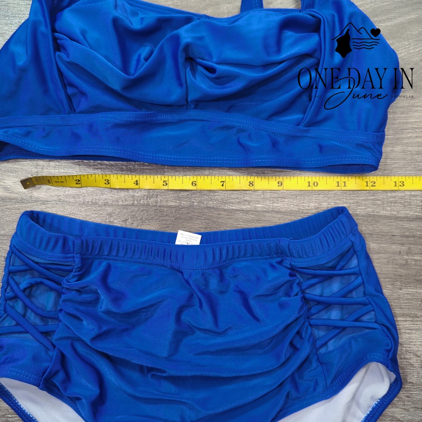 CharmLeaks High Waist Bikini Swimsuit Size L