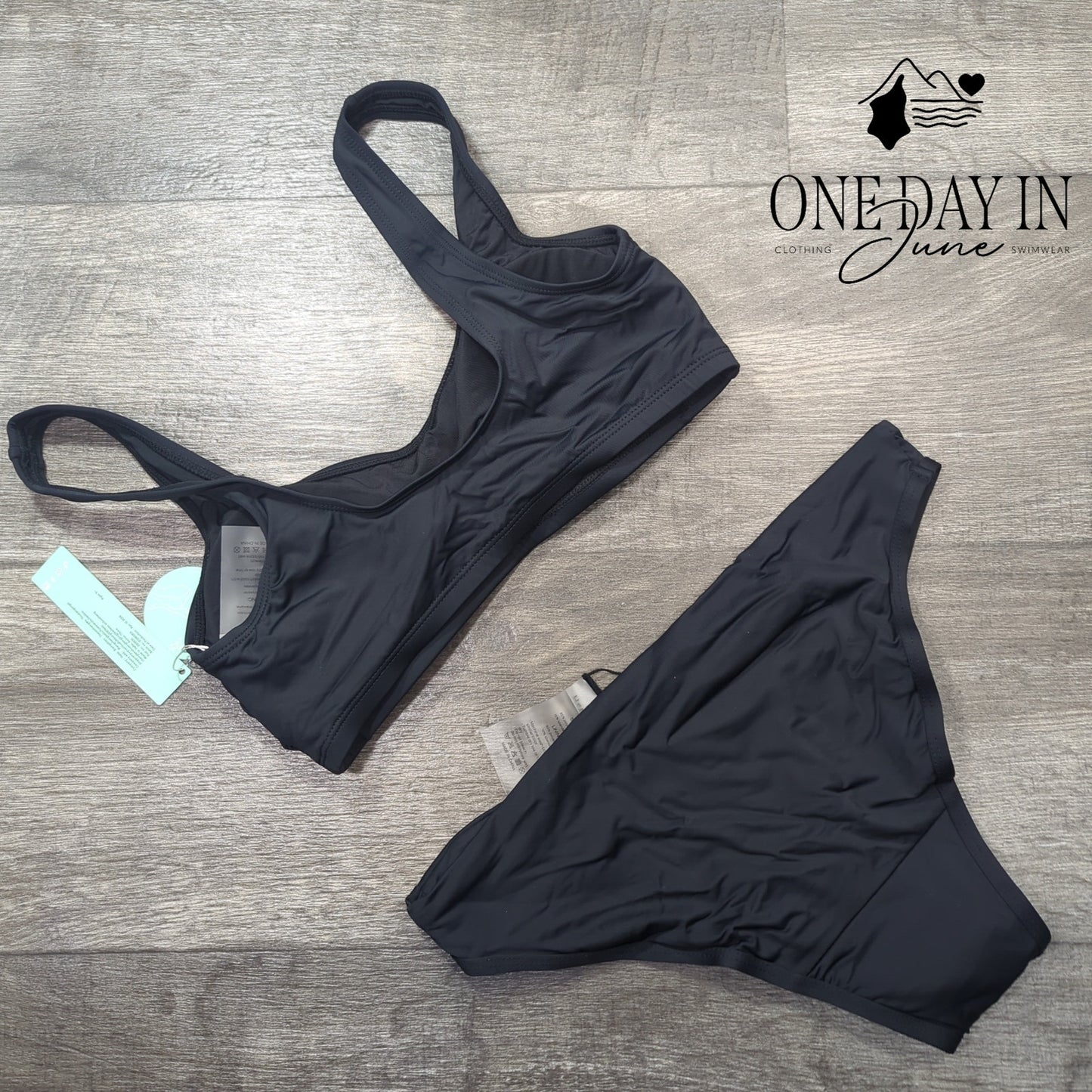 Beautikini Crop Bikini Swimsuit Size S