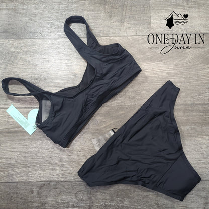 Beautikini Crop Bikini Swimsuit Size S