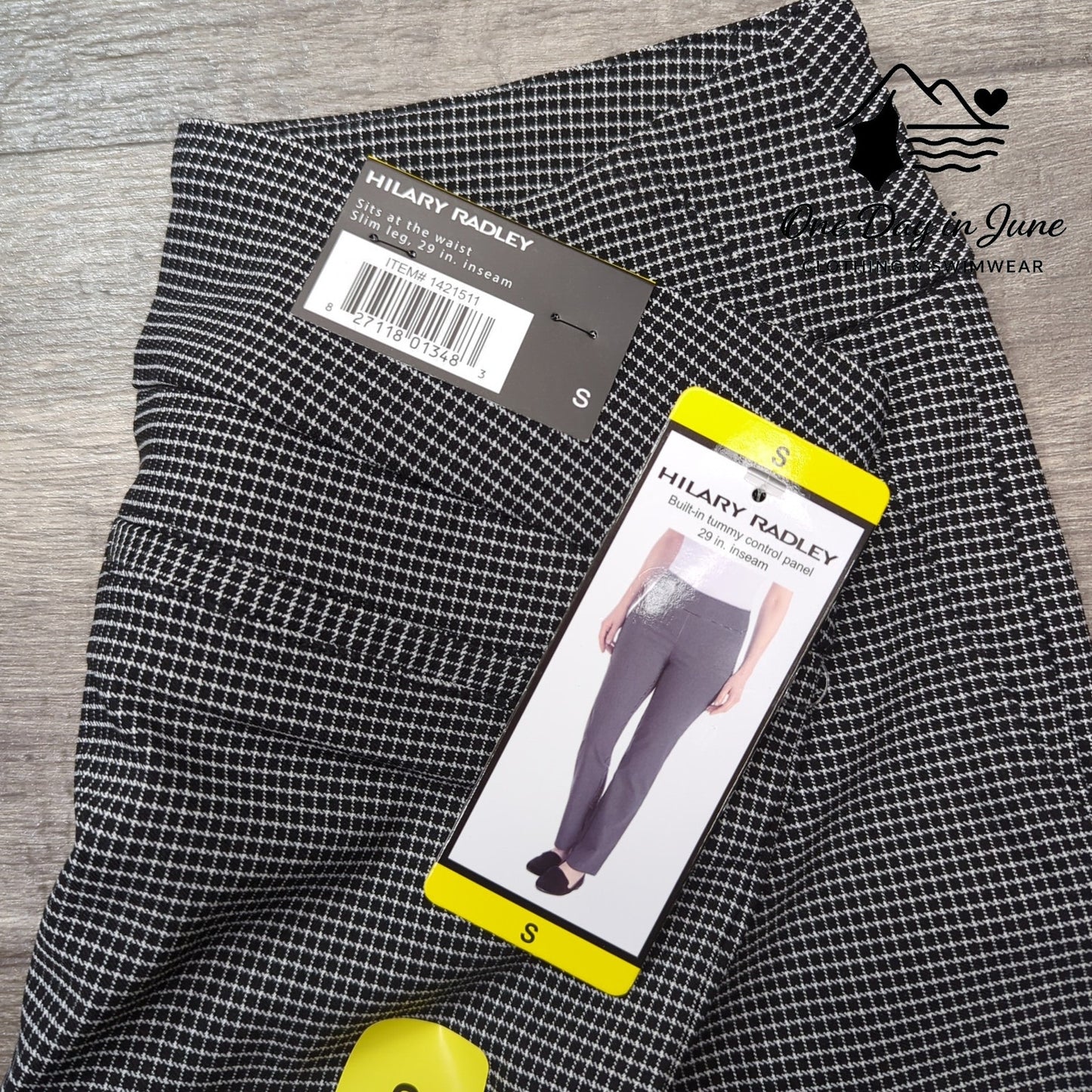 Hilary Radley Tummy Control Slim Leg Pants Size S