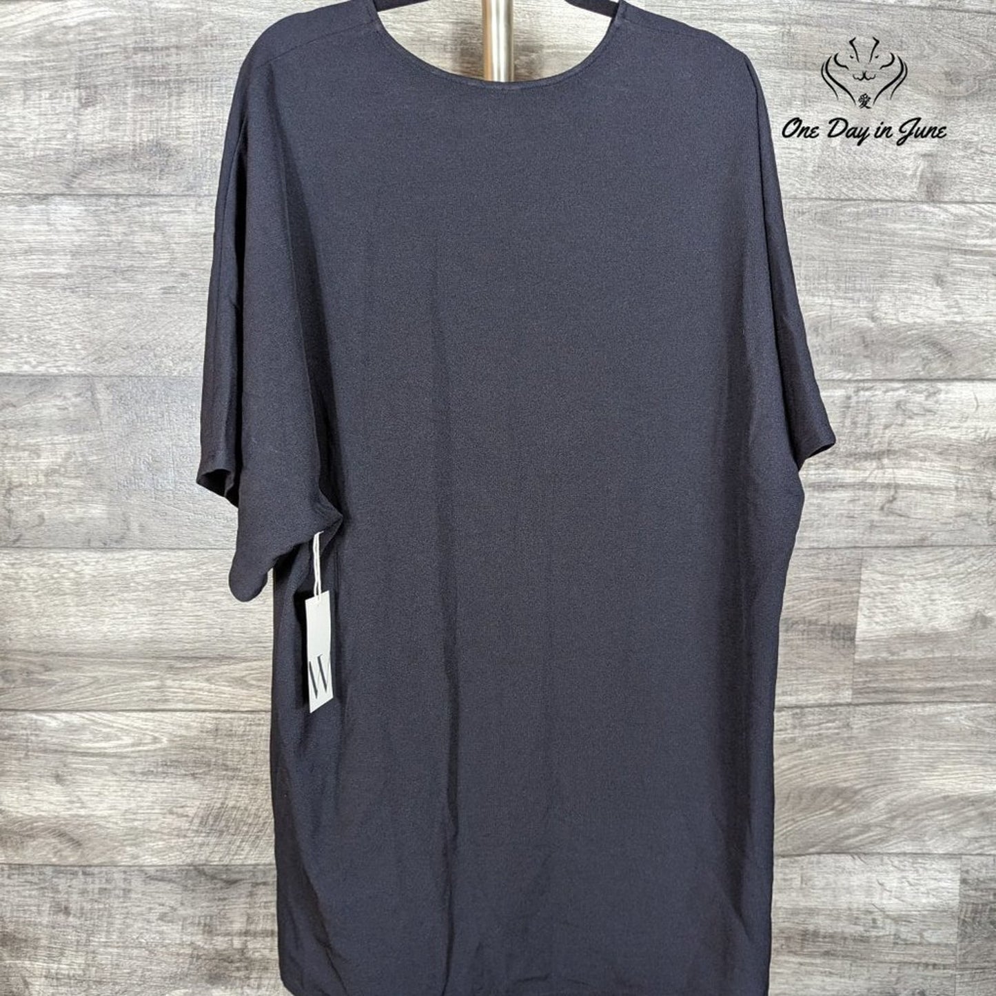 Worthington V Neck Short Sleeve Mini Dress Size L