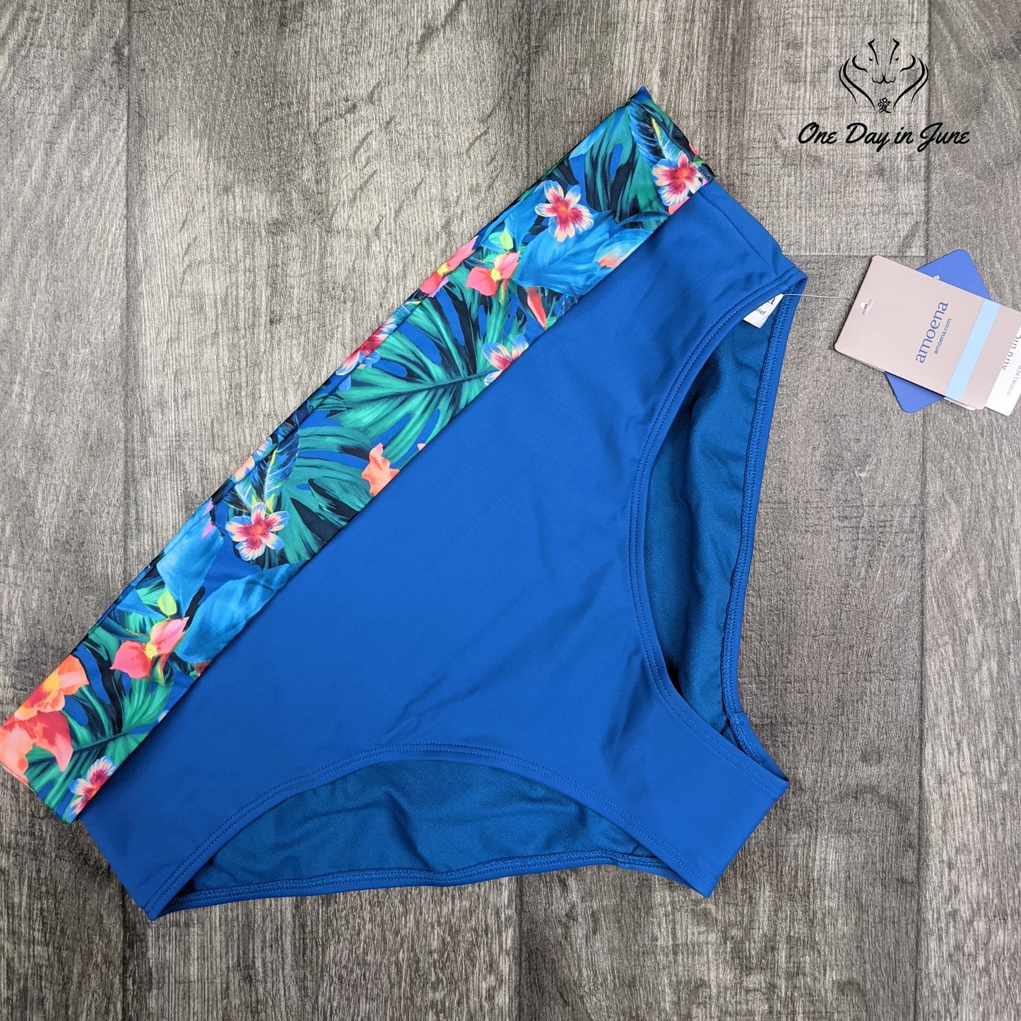 Amoena Mauritius High-Waist Bikini Bottom Swimsuit Size 16