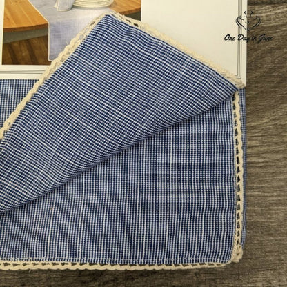 MHS Crochet Edge Table Runner 14x72 Size OS