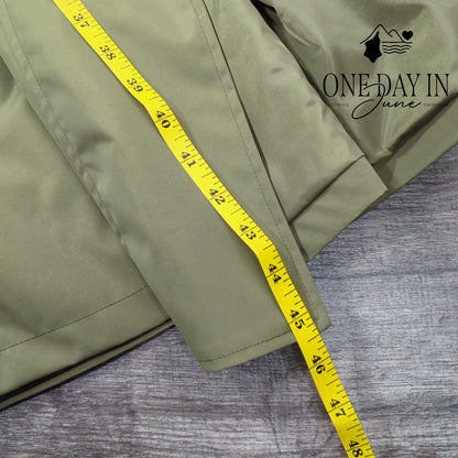 Rebecca Minkoff Belted Funnel Neck Trench Coat Olive Green NWT $228 Size XL