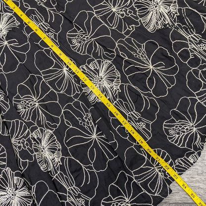 Chico's Embroidered A Line Skirt Size 0 (4)