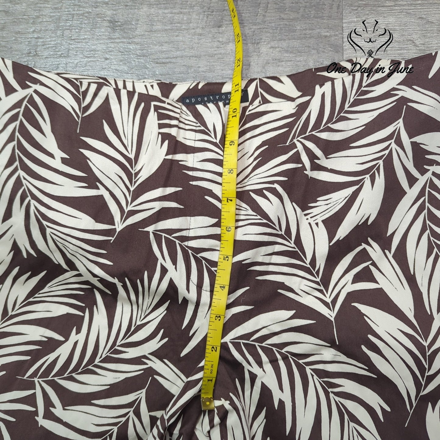 apostrophe Cropped Length Pantsq Size 14