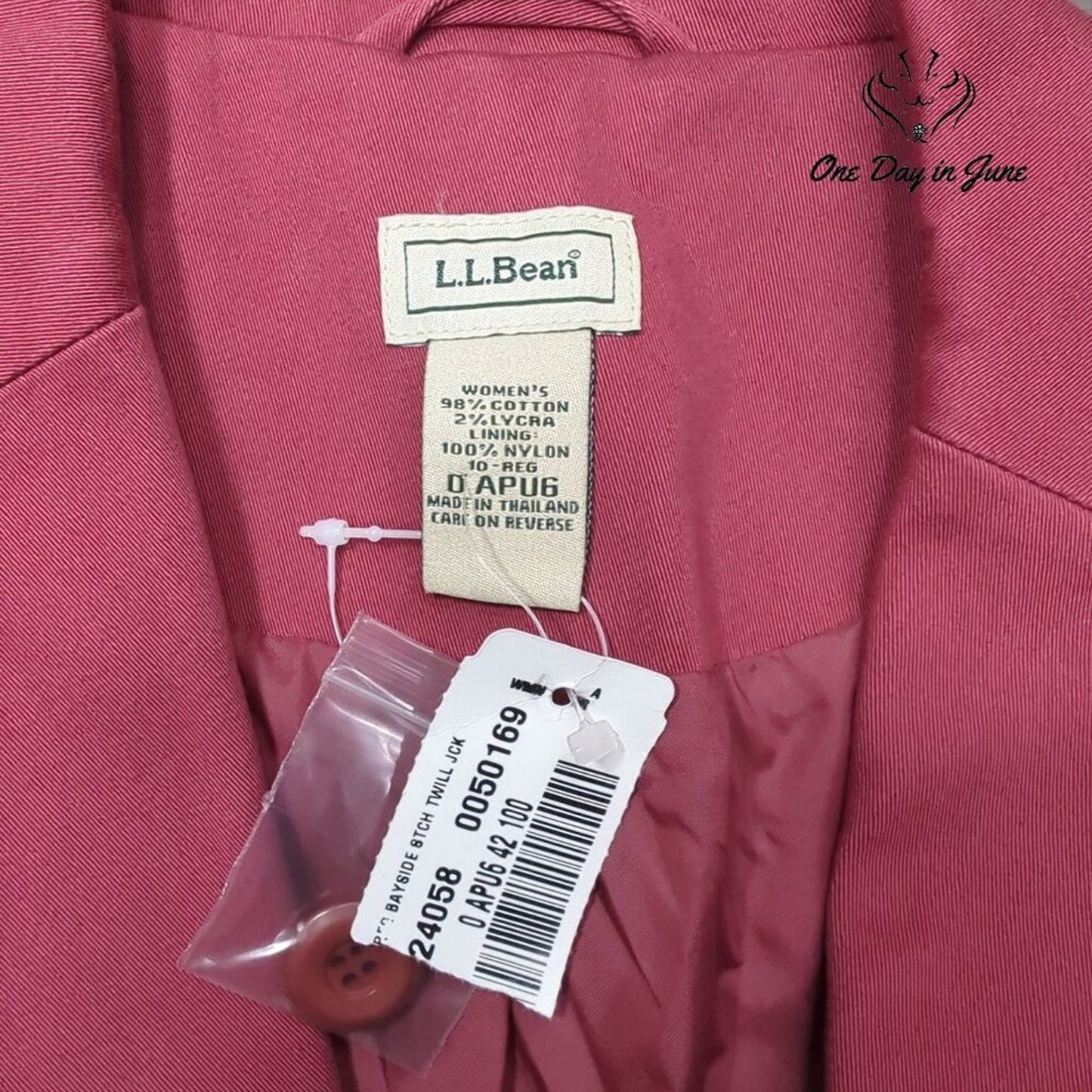L.L.Bean 2 Button Blazer Size 10 Reg