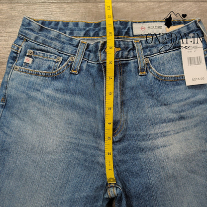 AG Adriano Goldschmied Crop Flare Jeans Blue NWT $215 Size 4 (27)