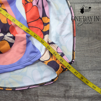 Aleumdr Halter Molded Cup One Piece Swimsuit Size L