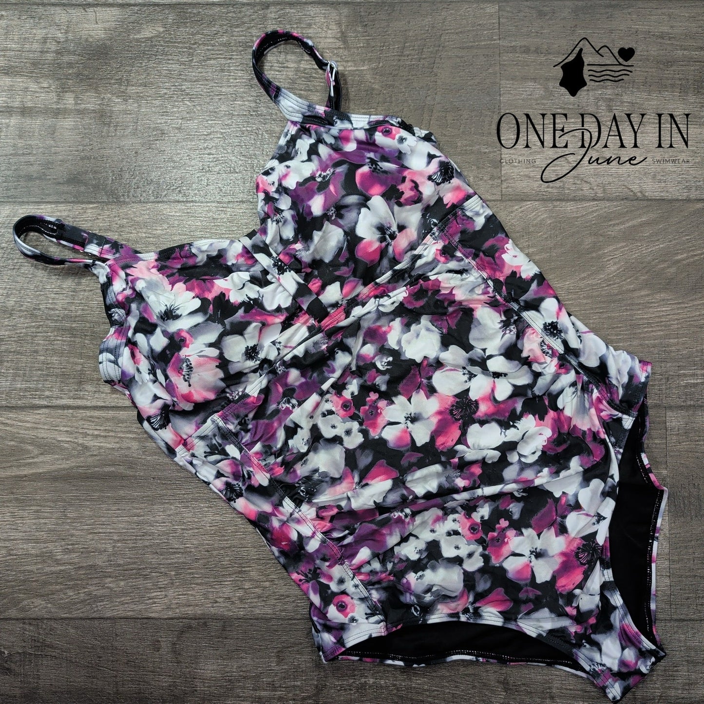 Tempt Me Floral One Piece Swimsuit Size XXL