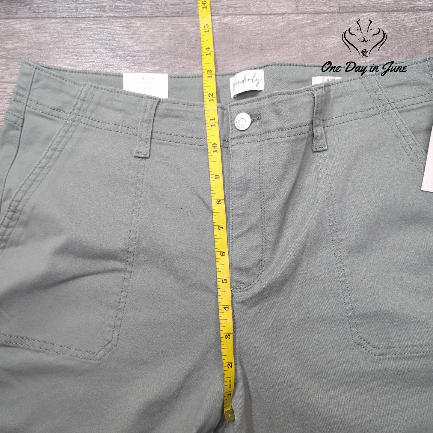 Wonderly Petite Utility High Rise Ankle Length Pants Size 14P
