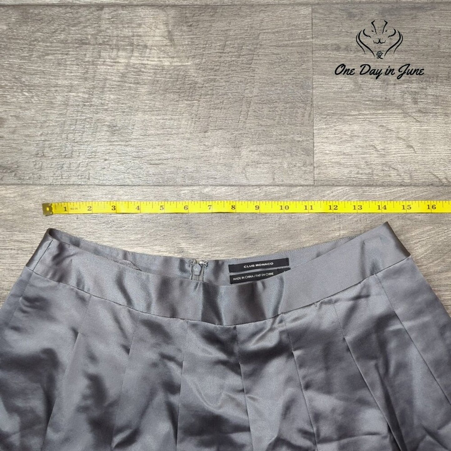 Club Monaco Silk Blend A Line Skirt Size 6