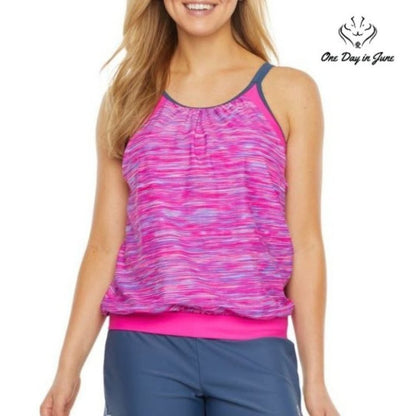 Free Country Tankini Top Size S