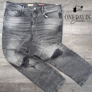 Pilcro and the Letterpress Slim Boyfriend Jeans Distressed Black NWT Size 14P