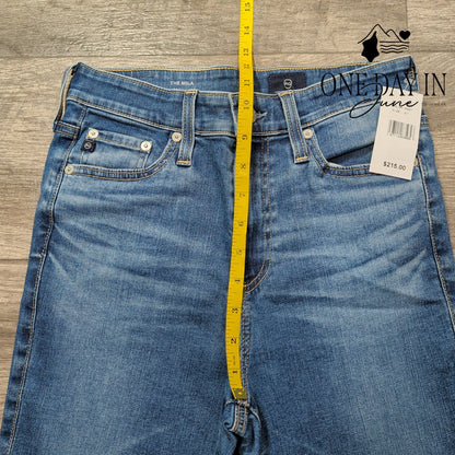 AG Adriano Goldschmied The Mila Super High Rise Skinny Jeans Blue NWT Size 4 (27