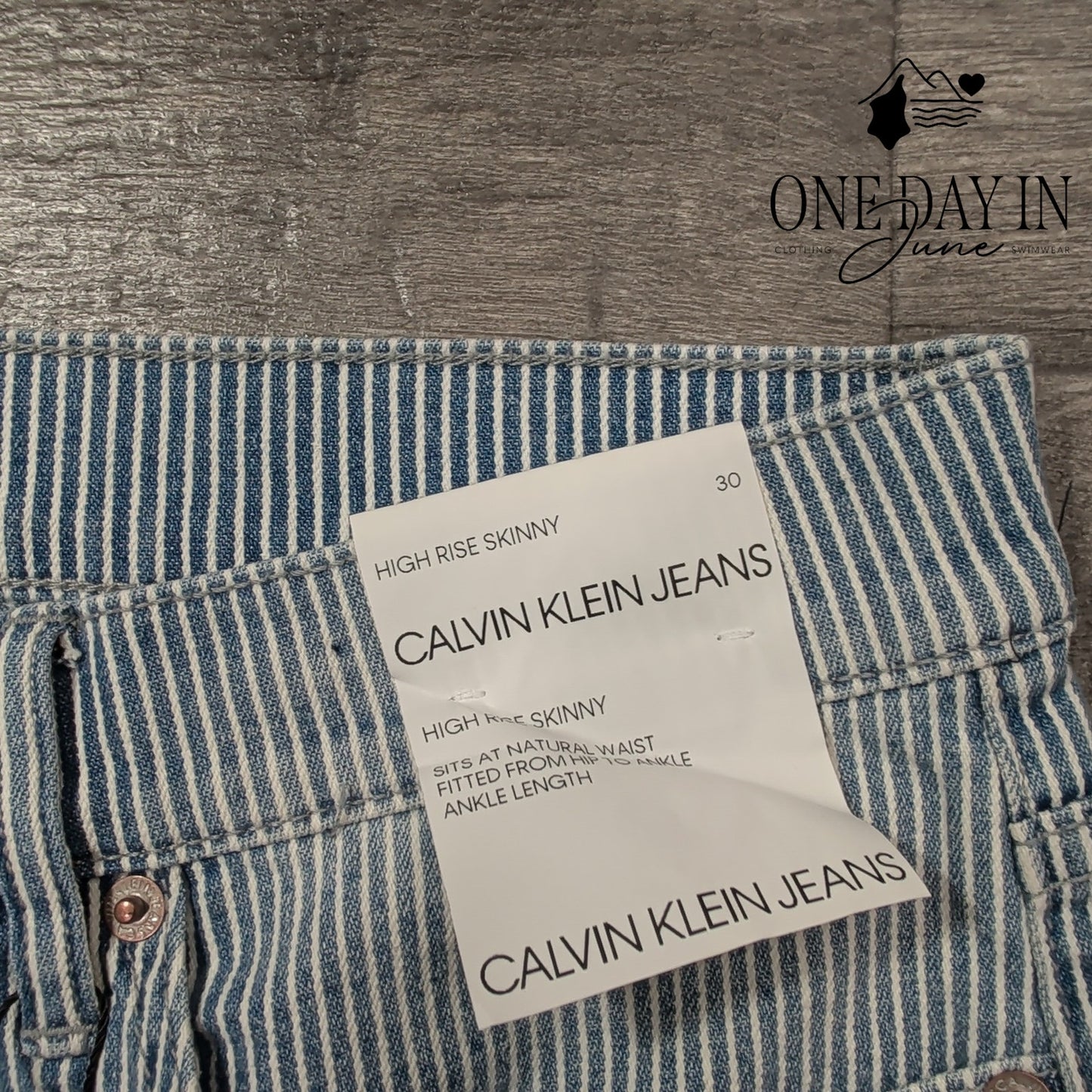Calvin Klein High Rise Skinny Jeans Size 10 (30)