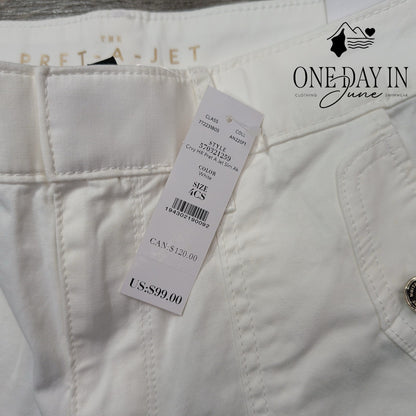 White House Black Market Pret-A-Jet High Rise Slim Ankle Pants Size 4