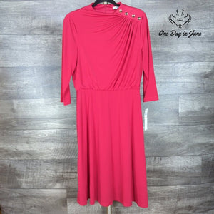 London Style Long Sleeve Midi Dress Size 10