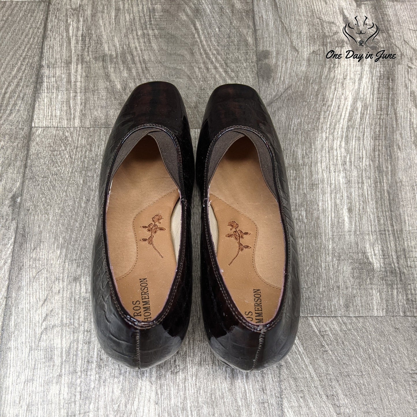 Ros Hommerson Patent Leather Shoes Size 6.5N