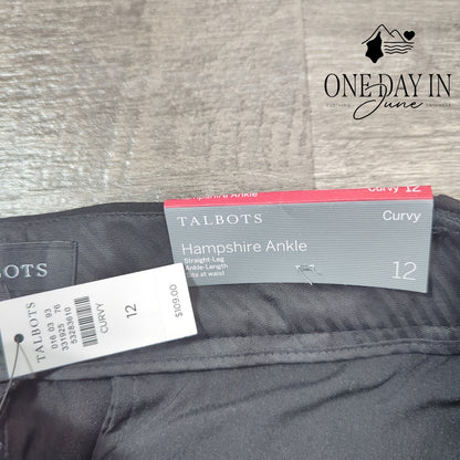 Talbots Hampshire Ankle Pants Size 12