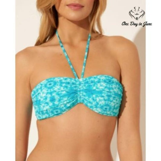 Bleu Rod Beattie Halter Bandeau Bikini Top Size 4