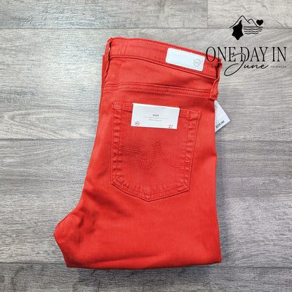 AG Adriano Goldschmied Faye Mid Rise Cigarette Jeans NWT Size 4 (27)